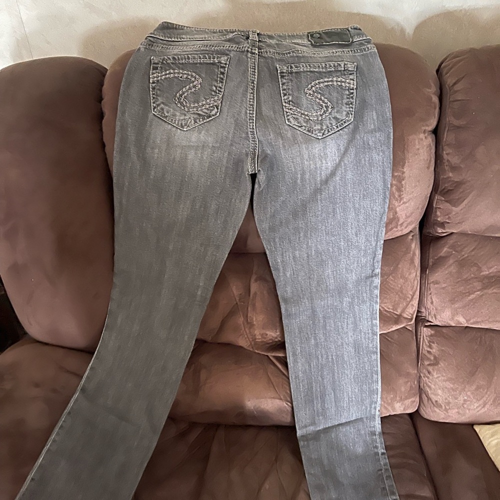 Silver jeans like new condition